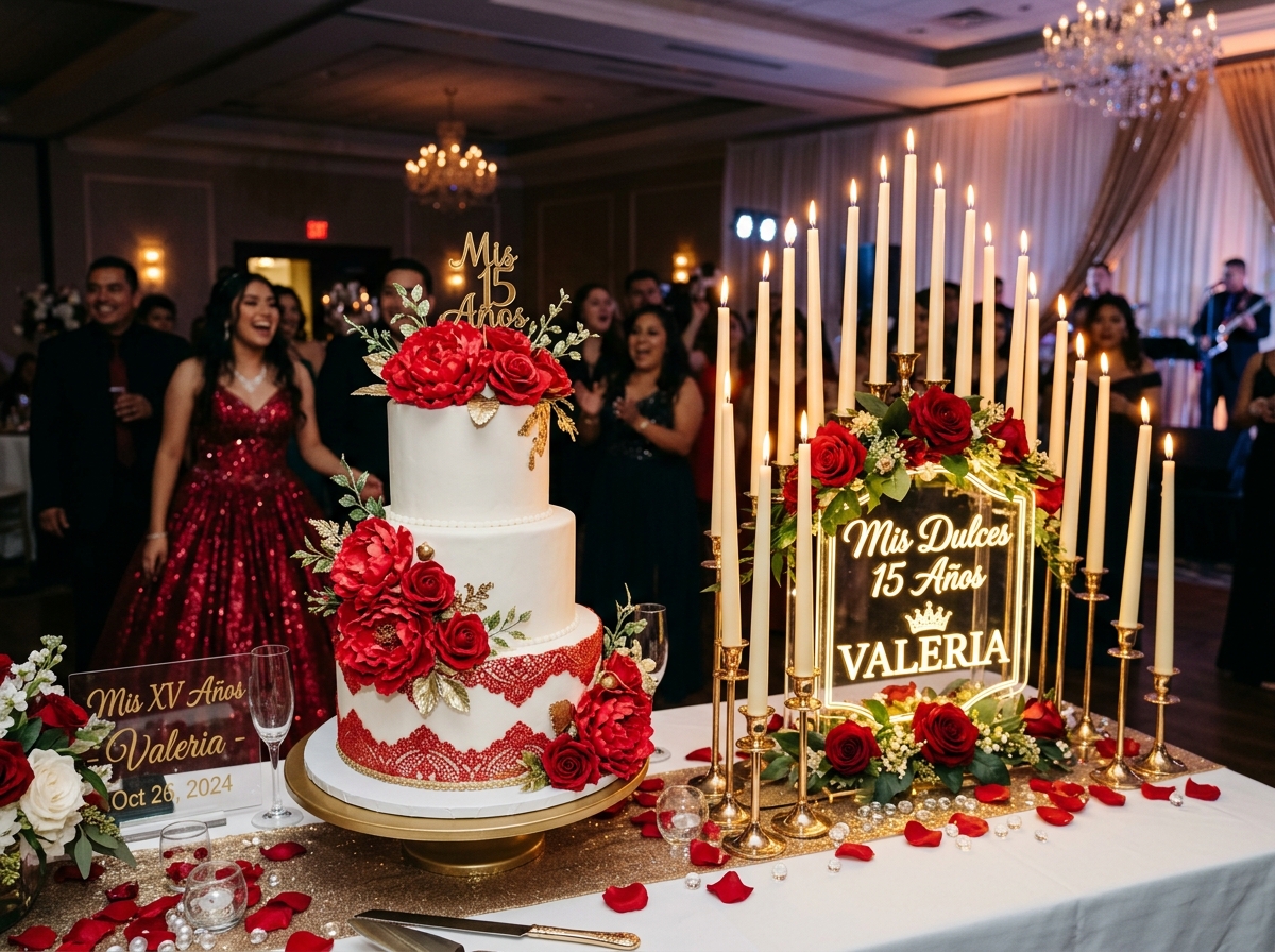 Cutting the grand white cake